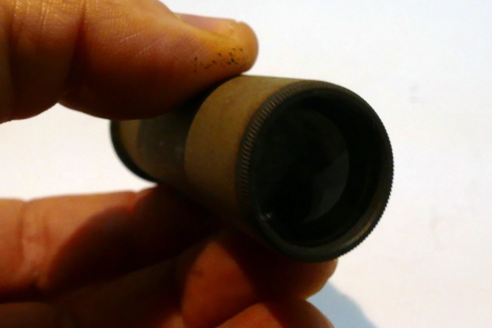 ERNST LEITZ WETZLAR PERIPLAN OK. 4x MICROSCOPE EYEPIECE 1"