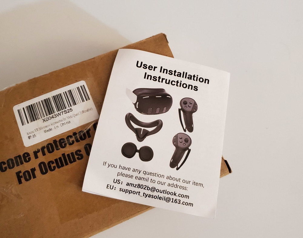 Silicone Cover Set Compatible with Oculus Quest 3