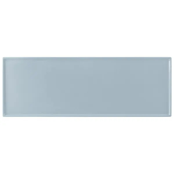 TableCraft CW2107GY Rectangular Full Size Cooling Serving Tray - Grey