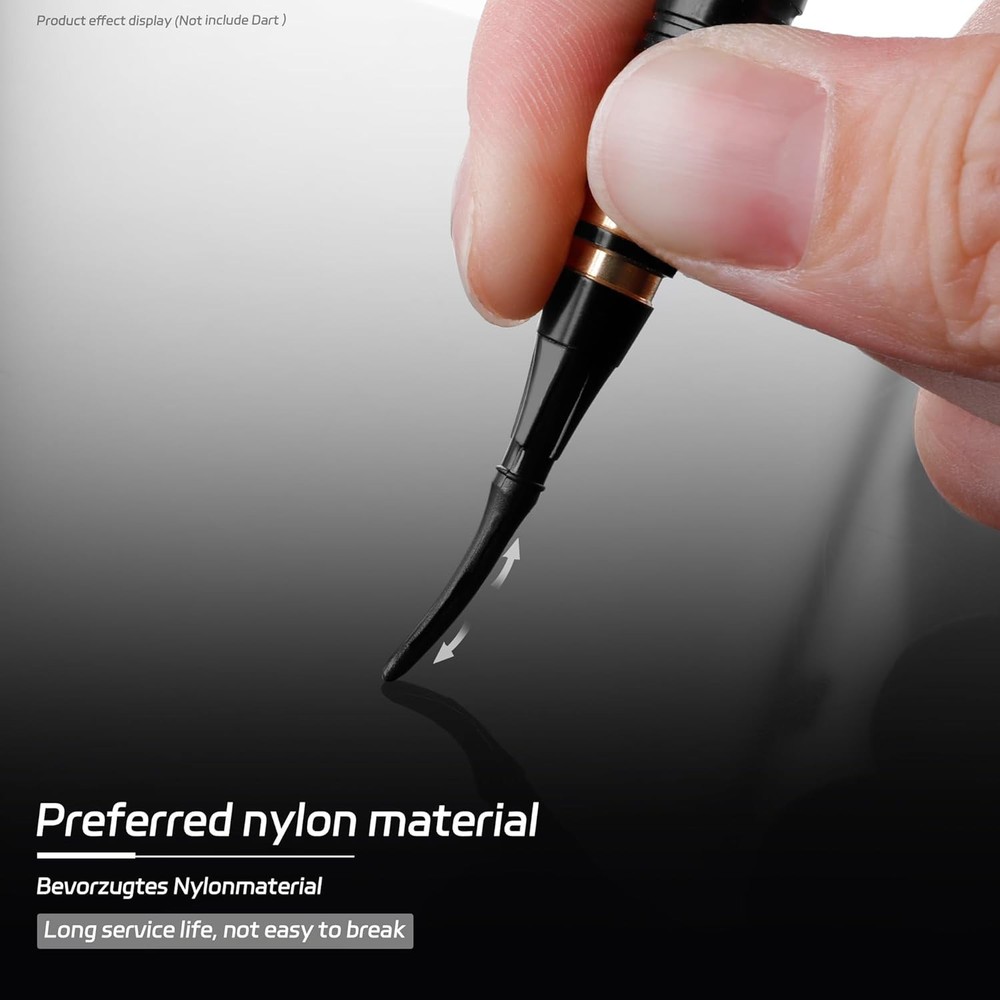 CyeeLife 2BA Thread Soft Tip Dart Points - Plastic Tips - 2BA, 1000pcs