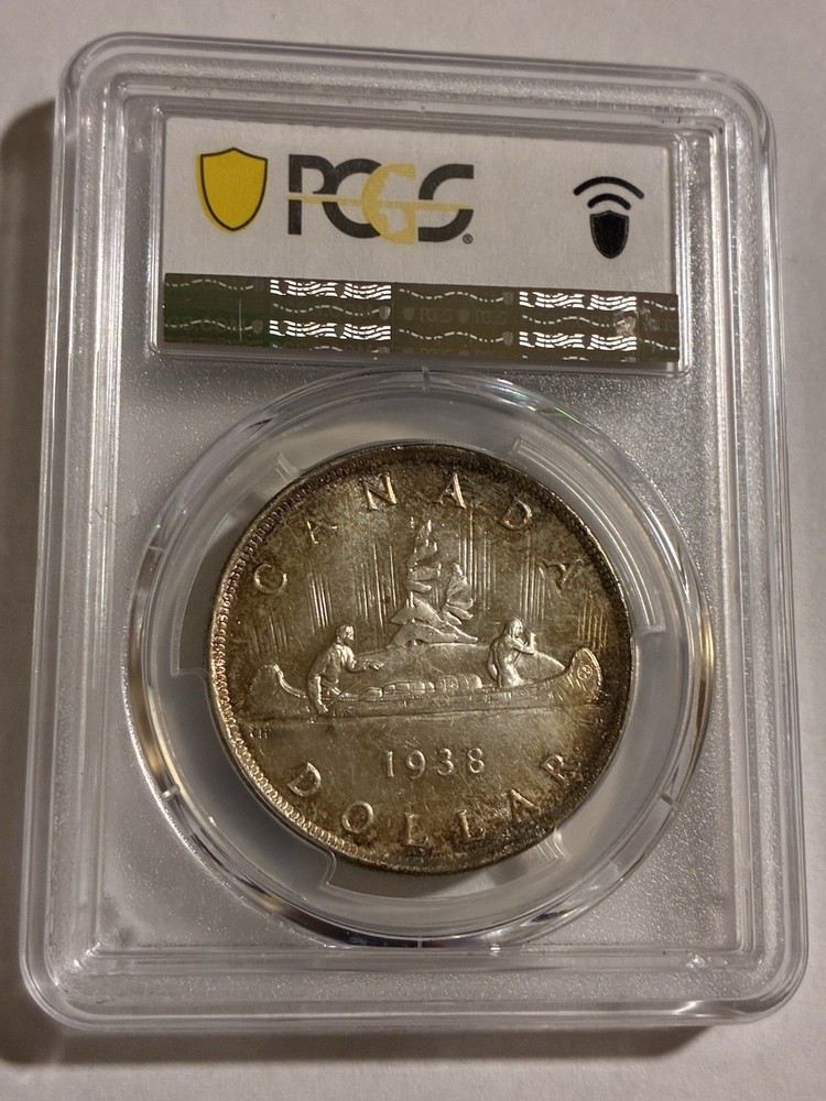 1938 Canada Dollar PCGS MS63