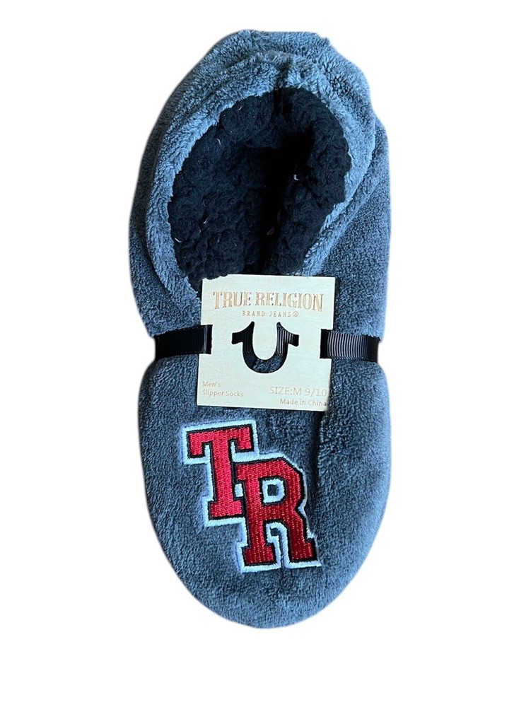 Authentic True Religion Slipper Socks Unisex M 9/10