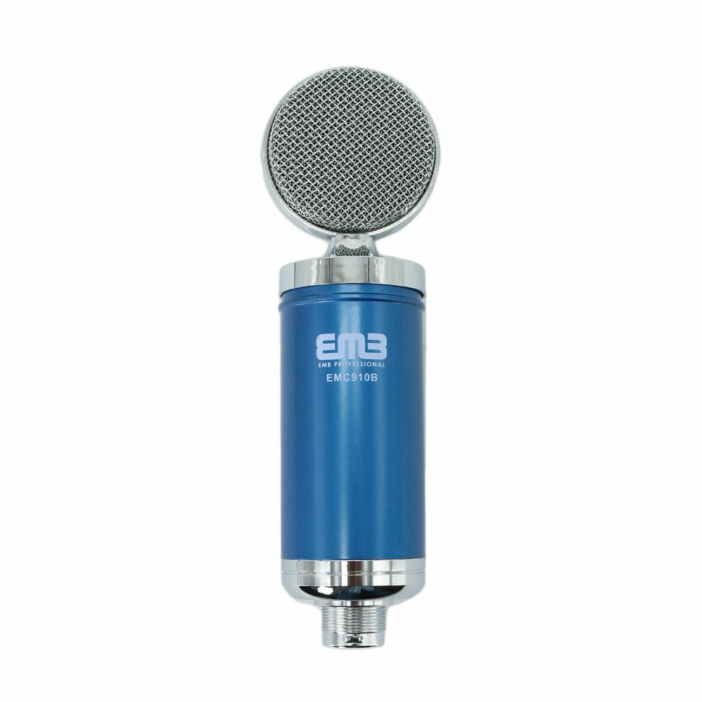 EMC910 Multi-Pattern Large Diaphragm Condenser Project Studio Microphone Blue