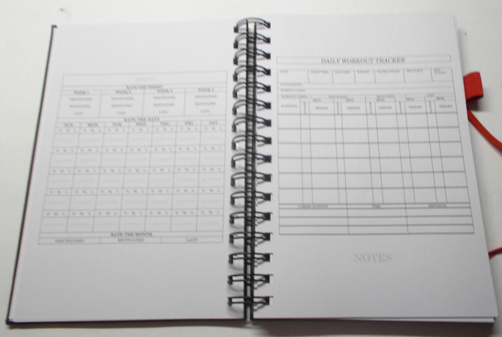 Discipline-Motivation Training Log Journal Track Your Progress Never Used