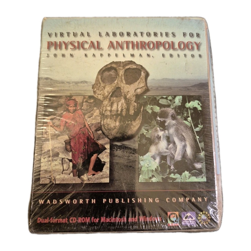 Virtual Laboratories For Physical Anthropology 1998 Windows/Mac PC Cdrom New HTF
