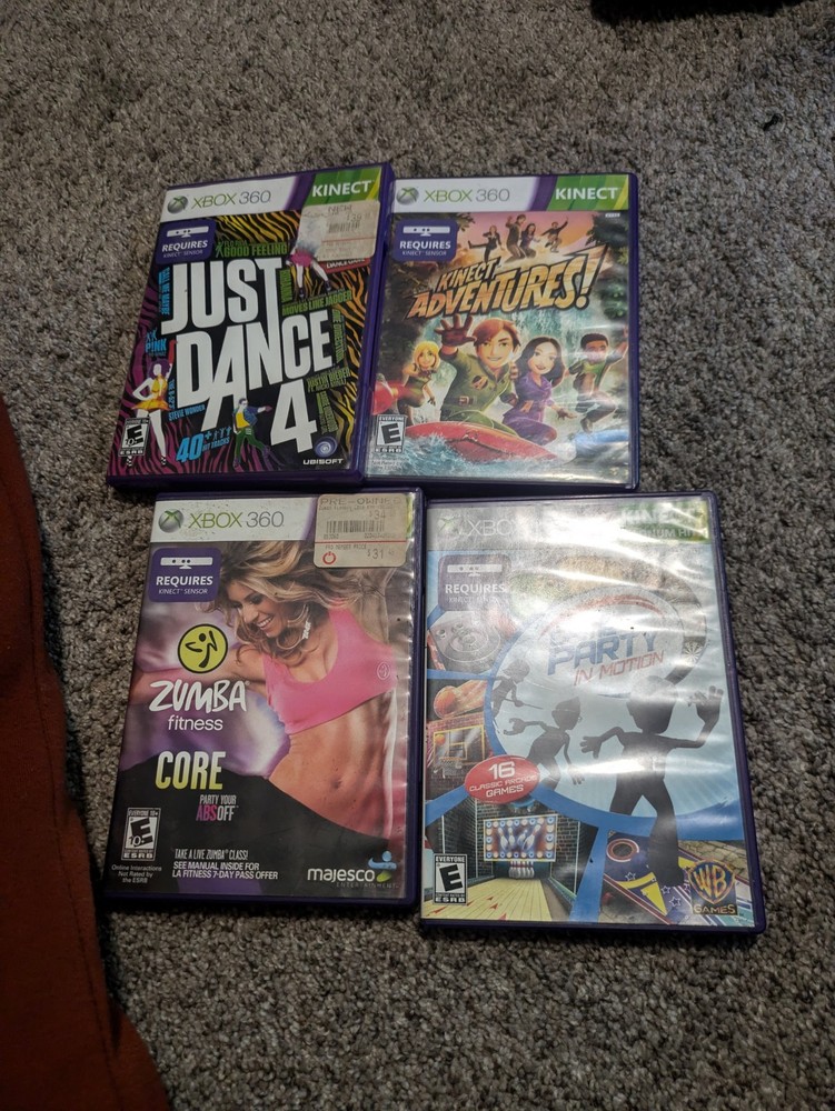 Xbox 360 Kinect Sensor Bundle, Kinect, Games
