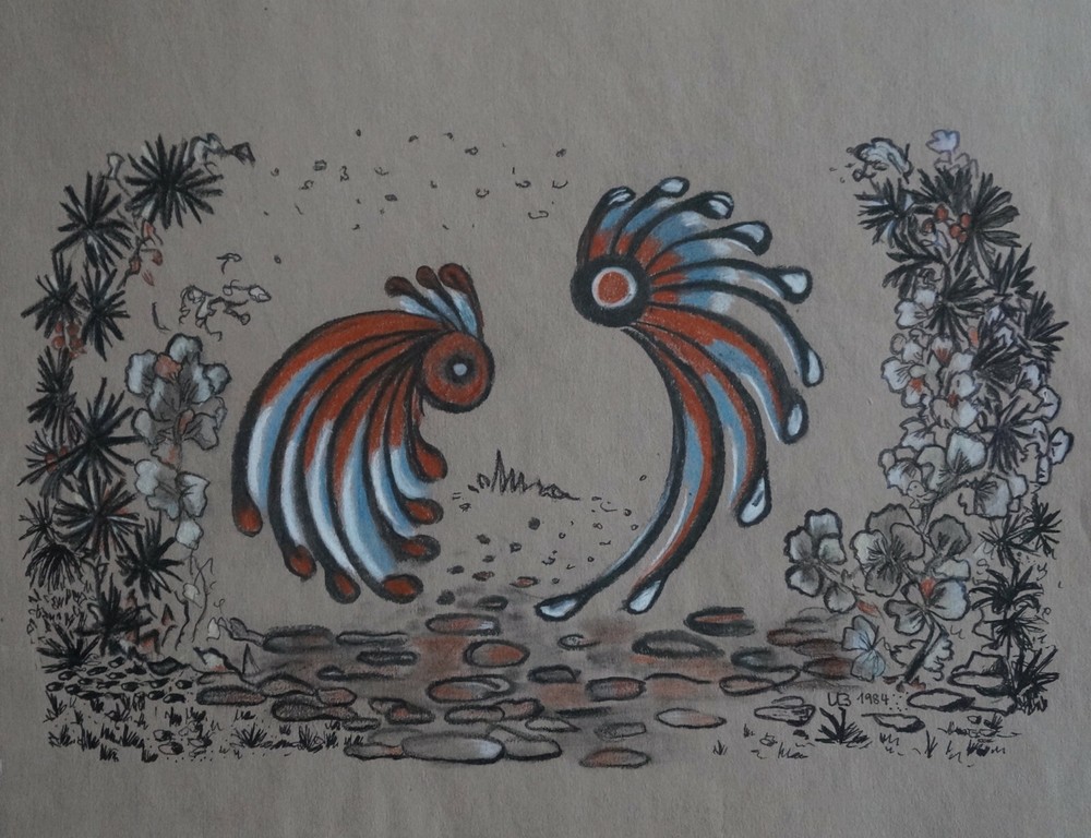 U. Berta (20th) "Gnome" Signed