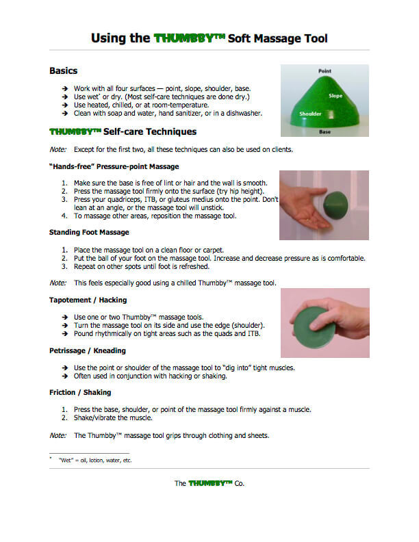Thumbby Deep Tissue Massage & Trigger Point Tool