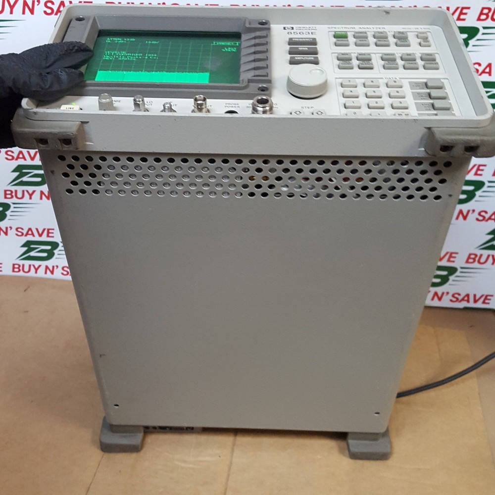 HP Hewlett Packard 8563E Spectrum Analyzer w/ Memory Module & Power Cord - USED