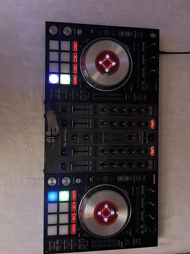 Pioneer DJ DDJ-SX3 Quad Deck Tabletop Controller USB Loop Filter Sound Card