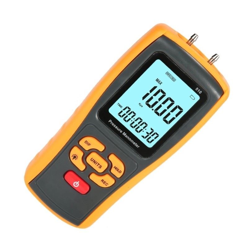Accurate Gas Pressure Meter Data Storage Function for Laboratory Calibration