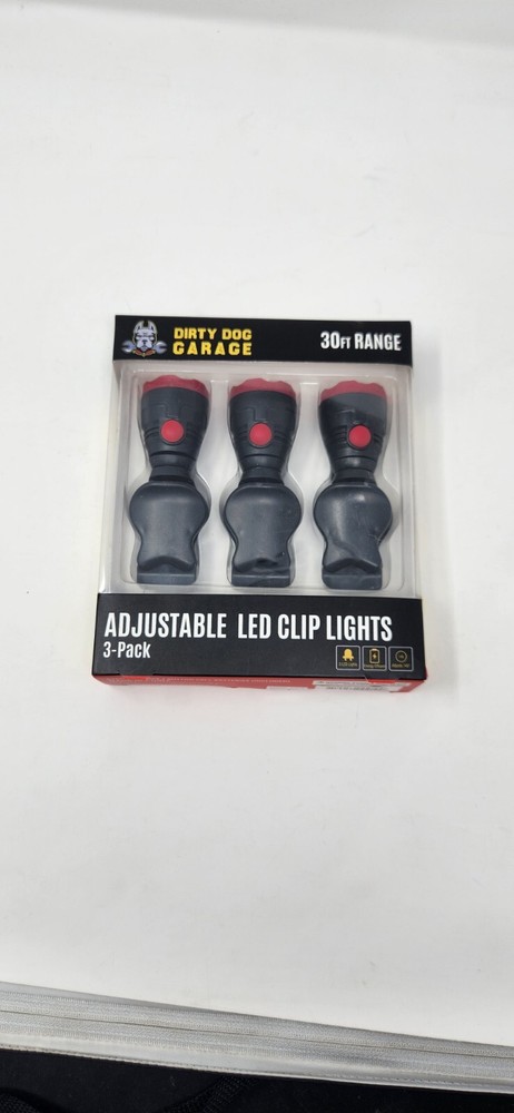 dirty dog garage adjustable LED clip lights