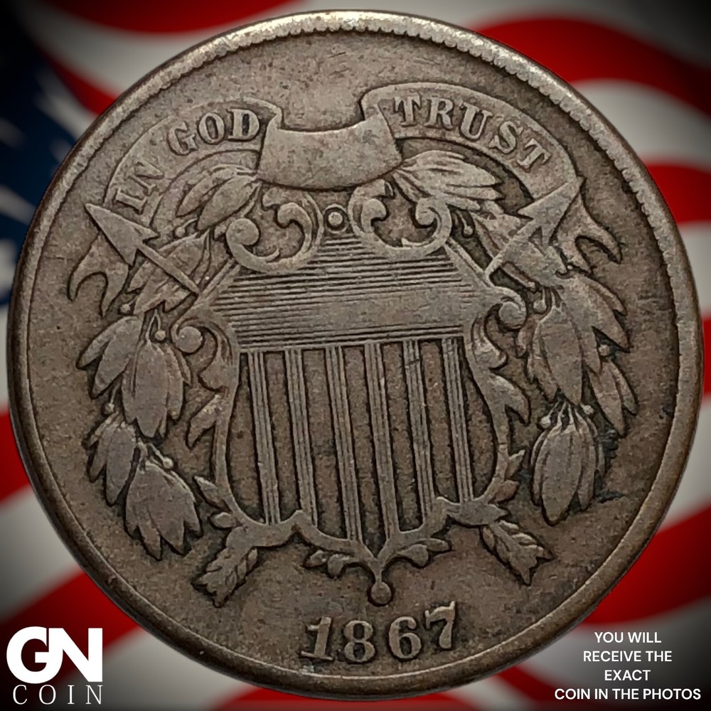 1867 2 Cent Piece  M2763