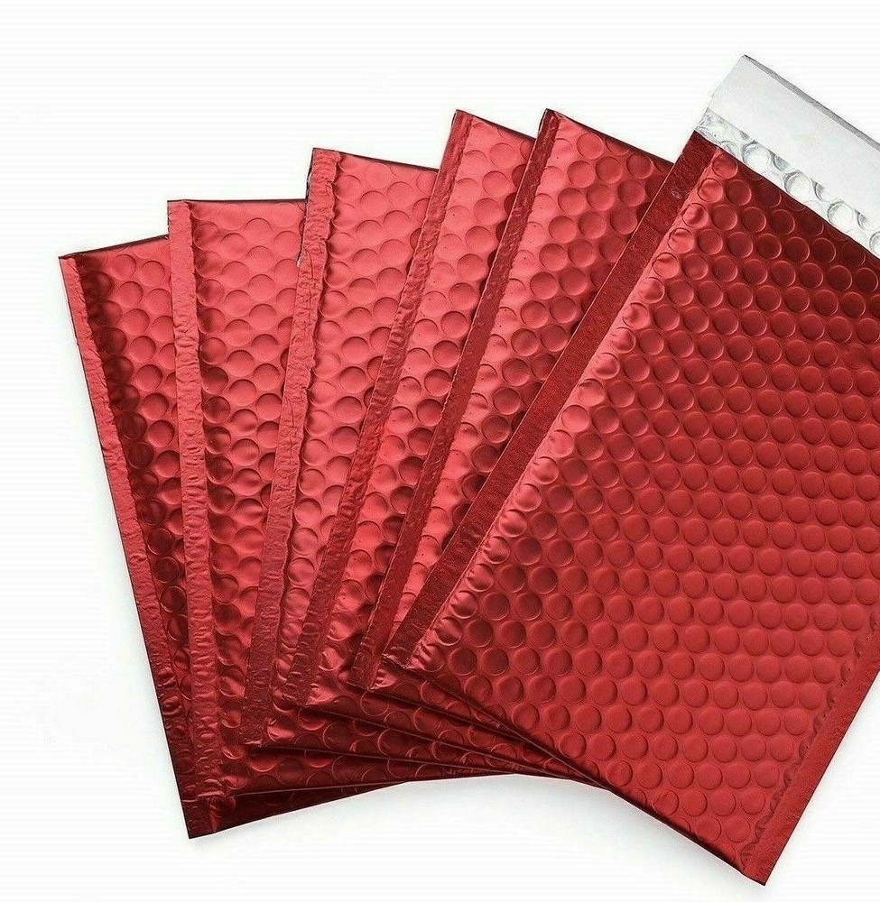 Any Size Color MATTE METALLIC Poly Bubble Mailers Mailing Padded Envelopes USA