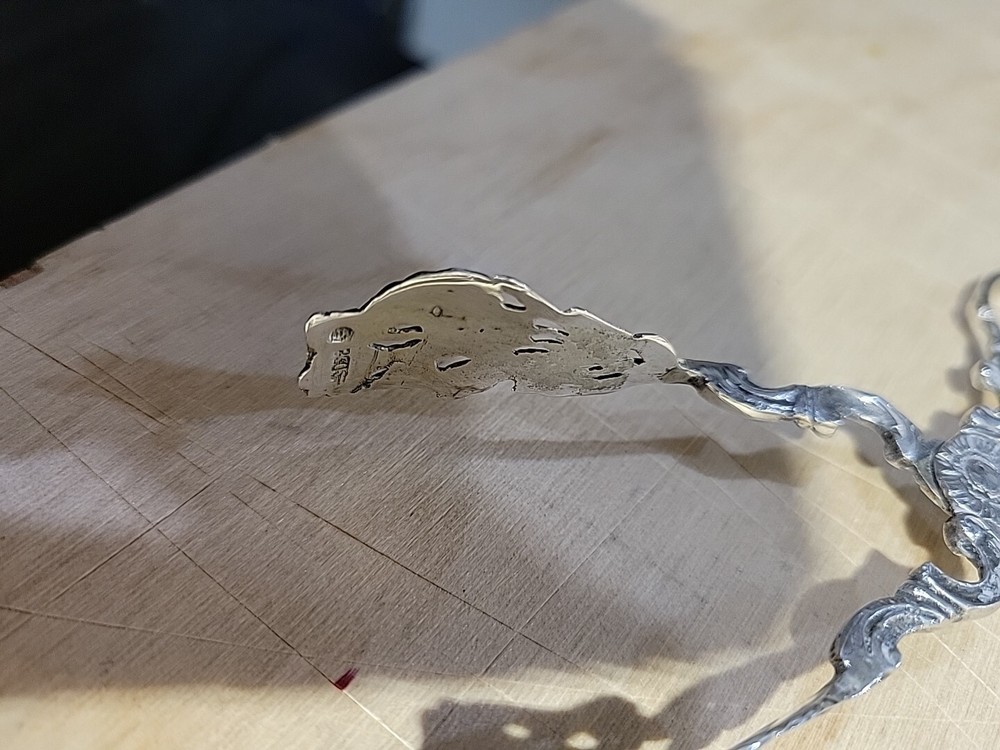 Antique Silver Spaghettis Clipper, .835 Silver