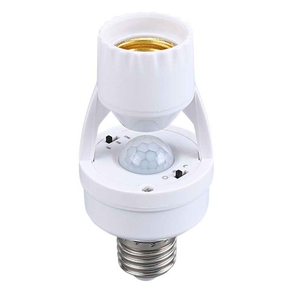 E27 Infrared Sensor Light Bulb Holder with Automatic Smart Switch for LEDs