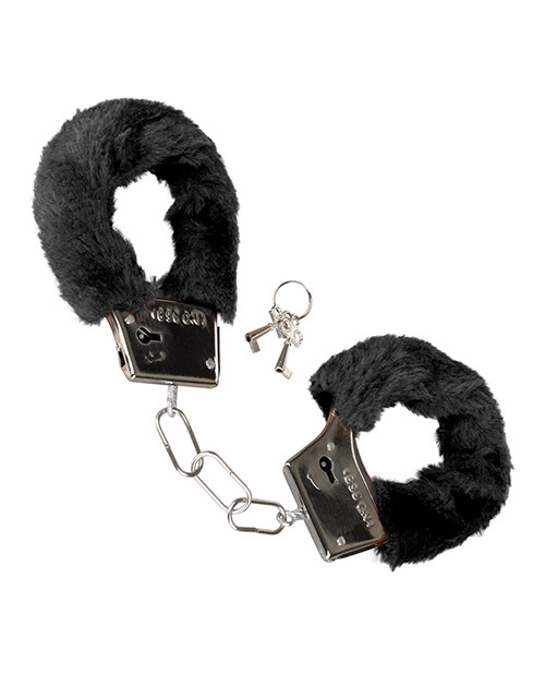 CalExotics Playful Furry Cuffs Black