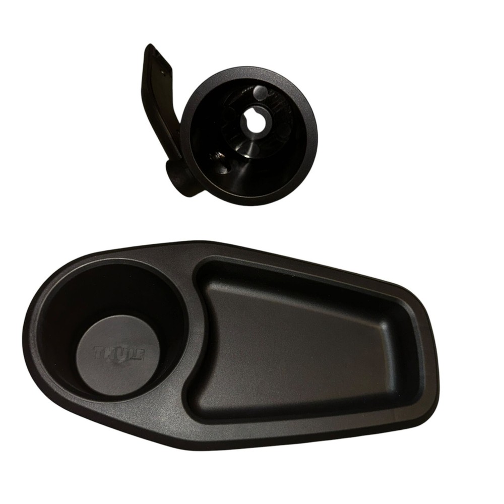 Thule Sleek Stroller Black Removable Snack Tray Cup Holder Easy Installation