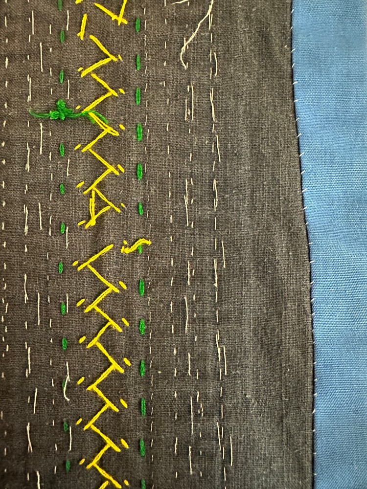 Hand Embroirded Shipibo Alter Cloth