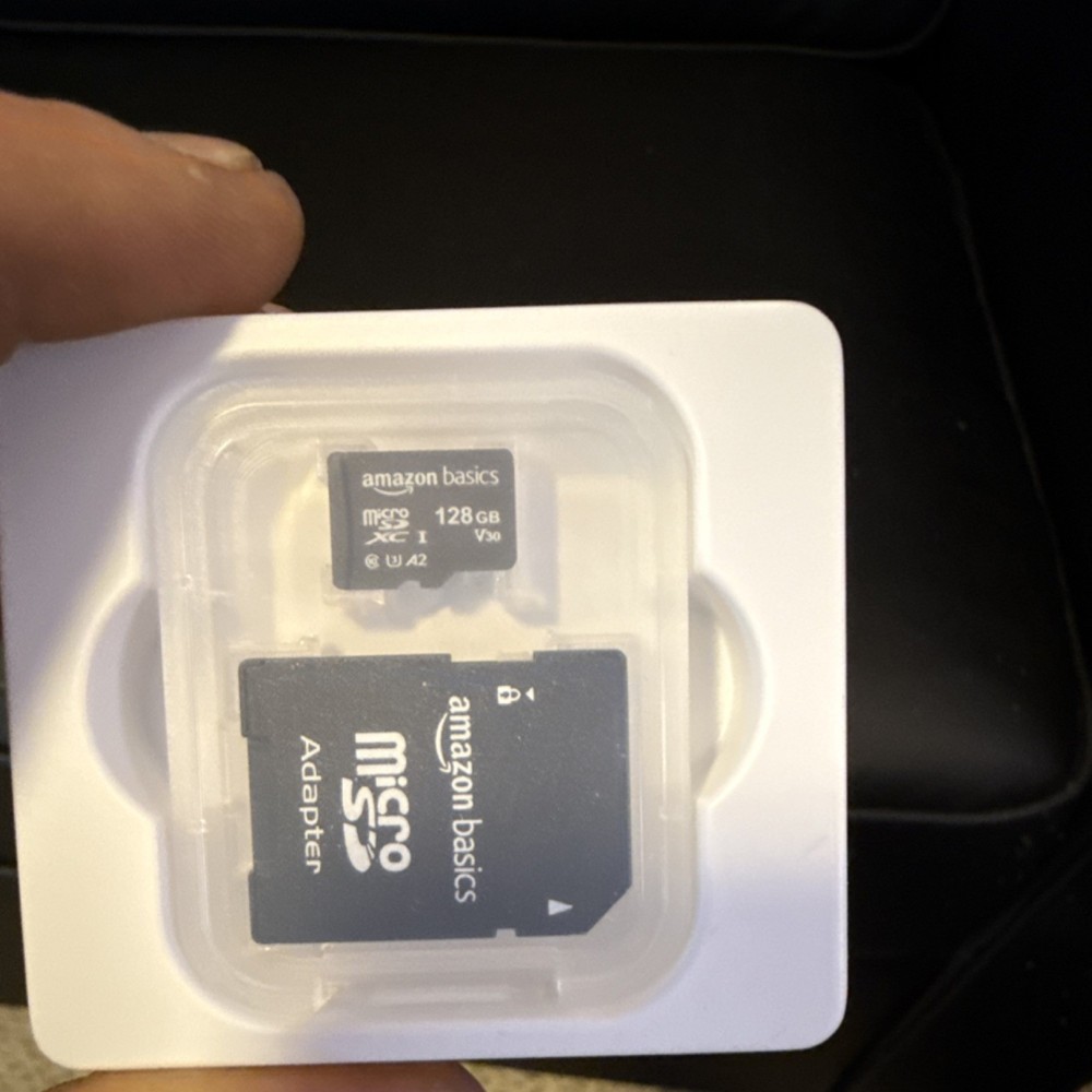 Amazon Basics 128GB microSDXC Class 10 High Speed Memory Card with Adapter