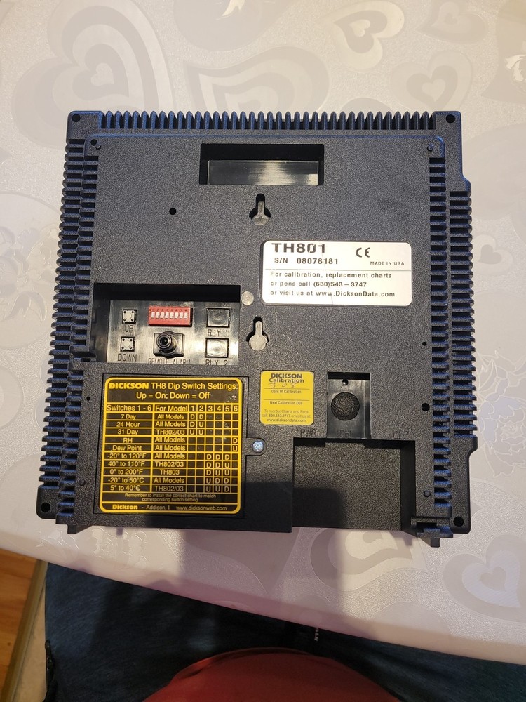 Dickson TH801 Temperature & Humidity Chart Recorder