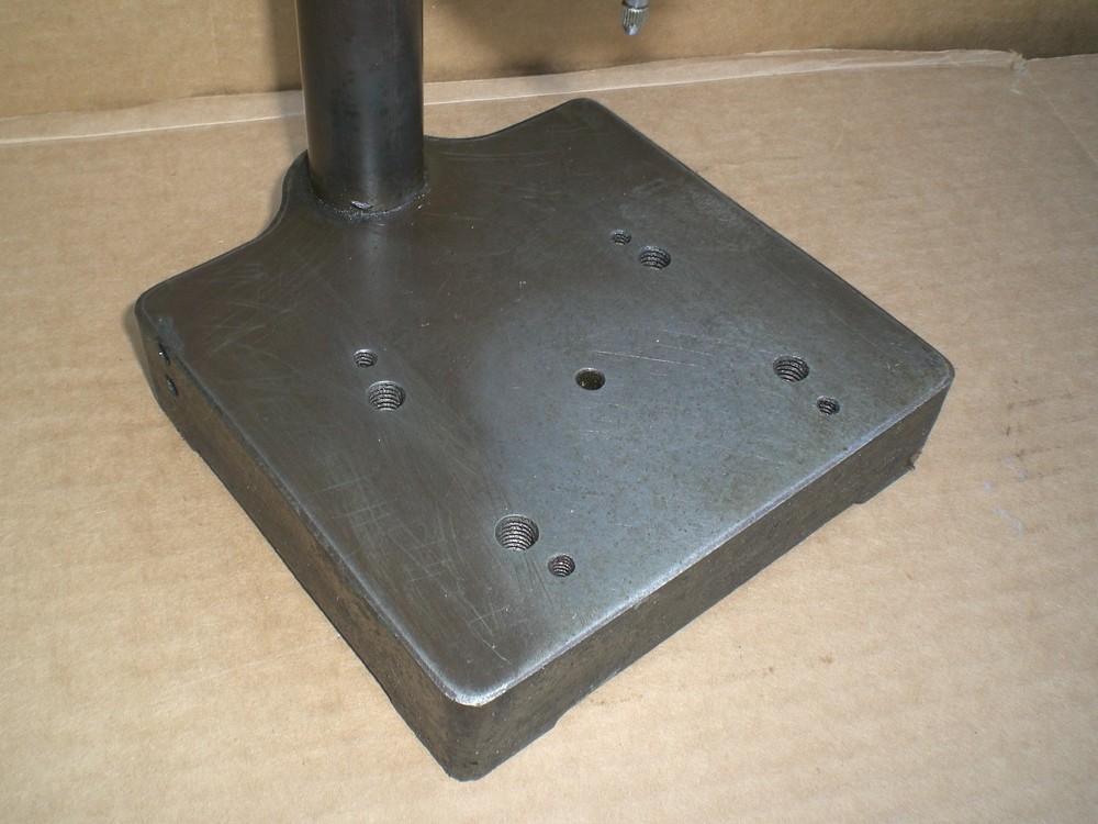 6 x 6 in Cast Iron Comparator stand with indicator