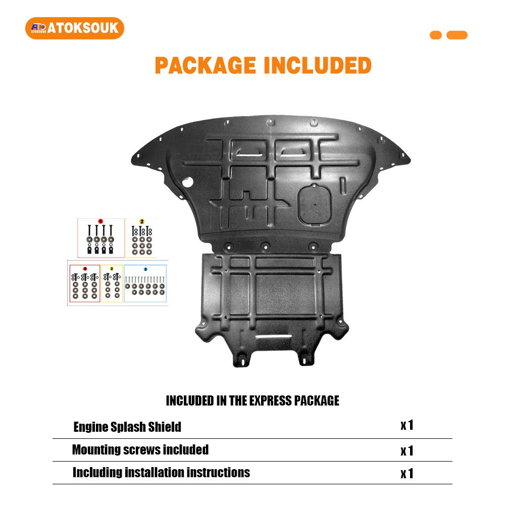 2Pcs For Audi Q5 2009-2017 Under Engine Splash Guards Front Engine Mud Flaps