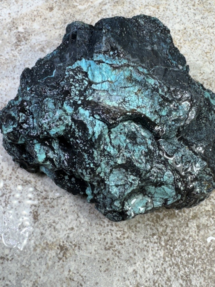 Natural Hubei turquoise nugget