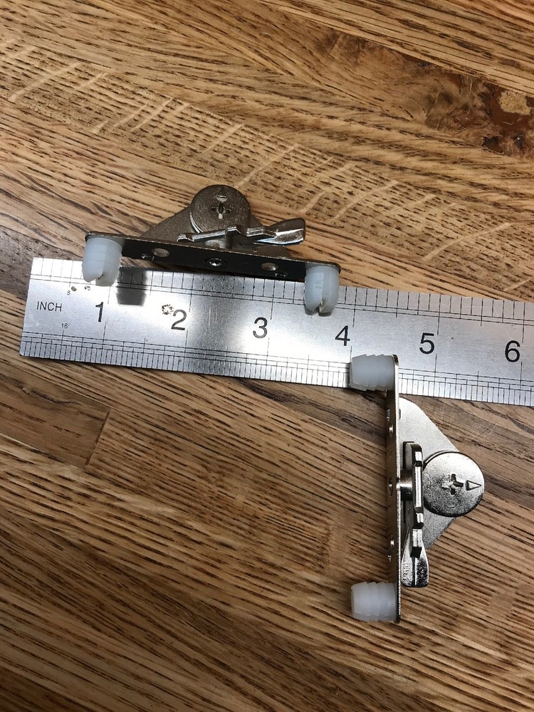 (1) Pair Indaux SUPRA QUICK ASSEMBLY Drawer Front Fixing Brackets D-4