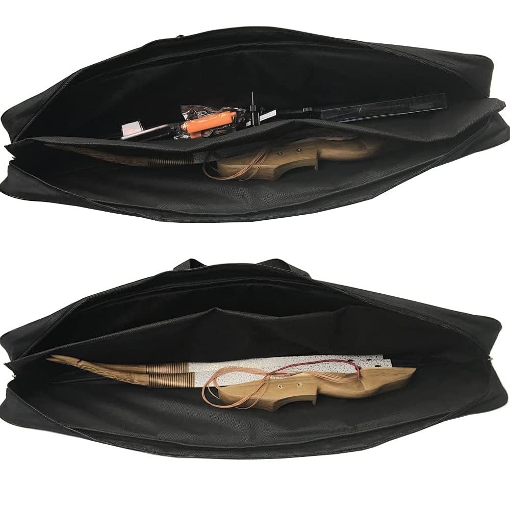 Recurve Bow Bag Takedown Recurve Bow Case Lightweight Double Layer Archery Ba...