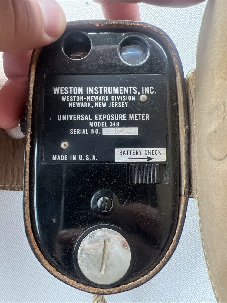 vintage WESTON Ranger 9, exposure meter model 348 . untested