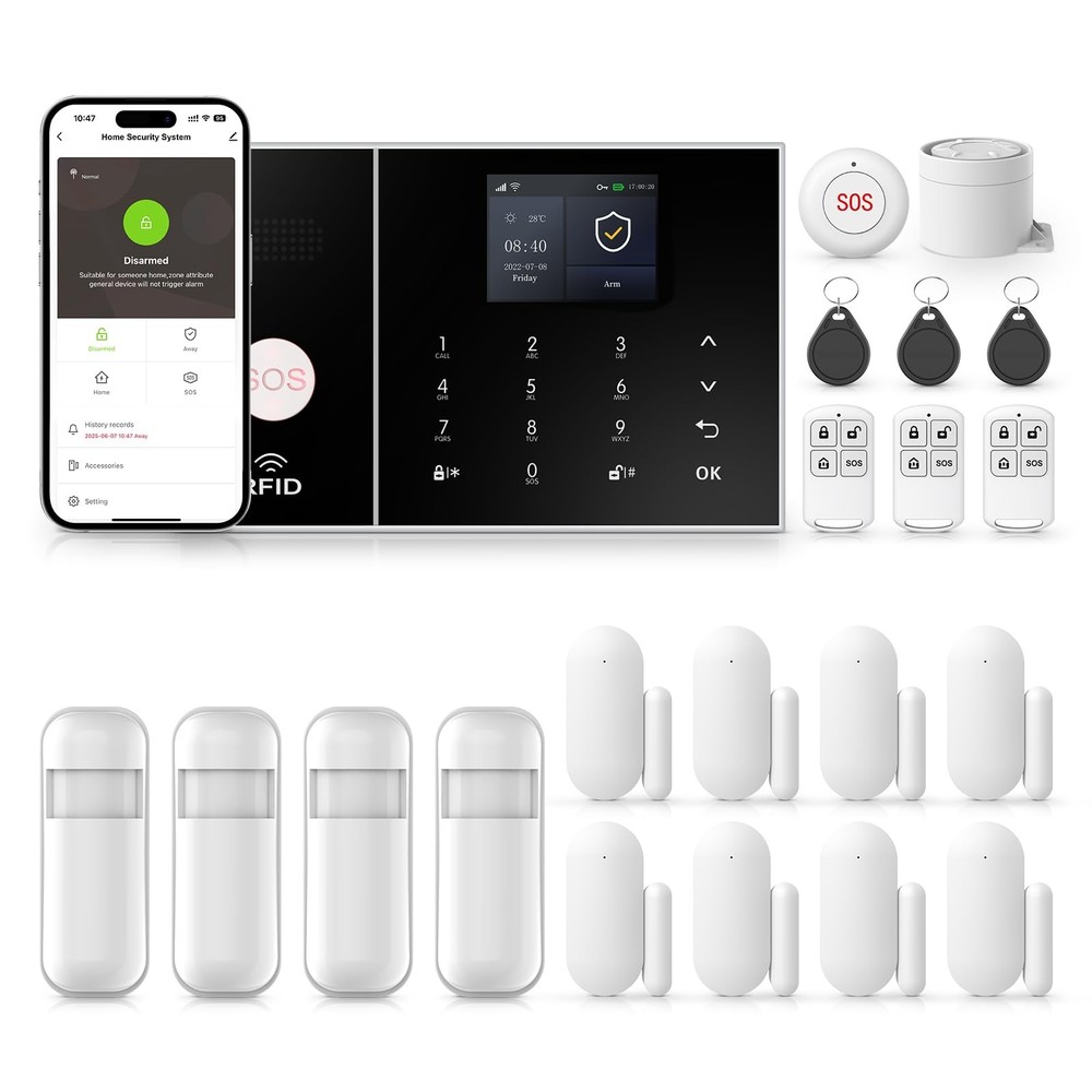 Clouree Alarm System for Home Security Smart System, Wireless...