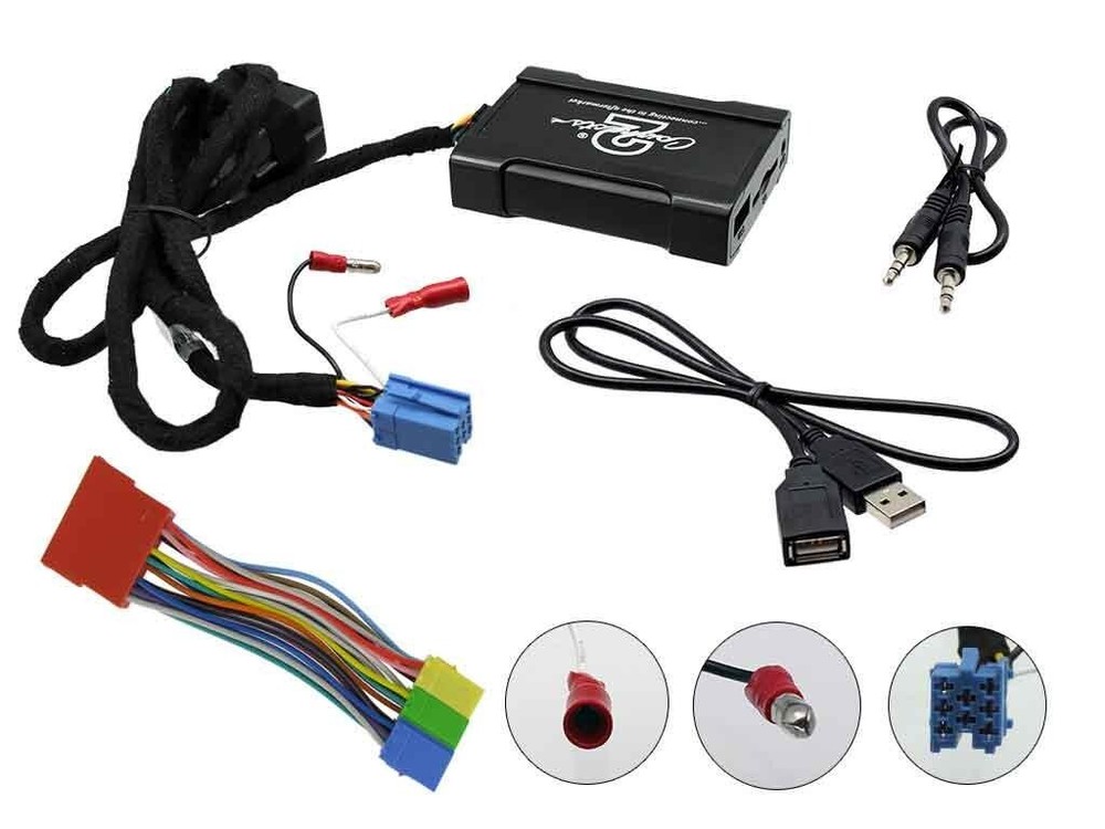 Audi A3 USB adapter interface CTAADUSB003 car AUX SD input MP3 jack 1996 - 2005