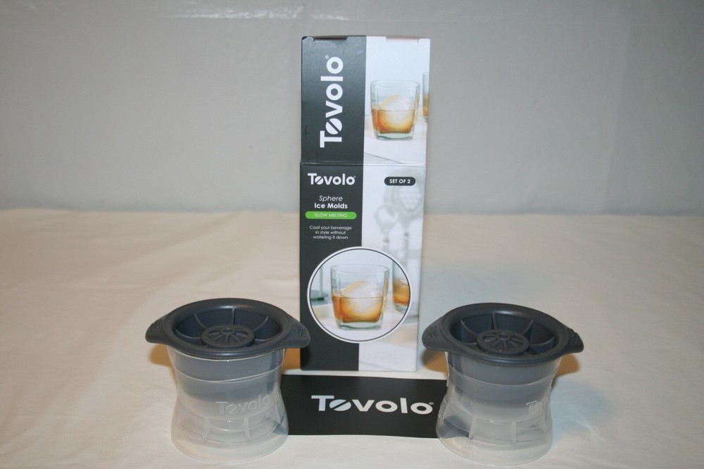 2 Sphere Ice Molds Tovolo NIB