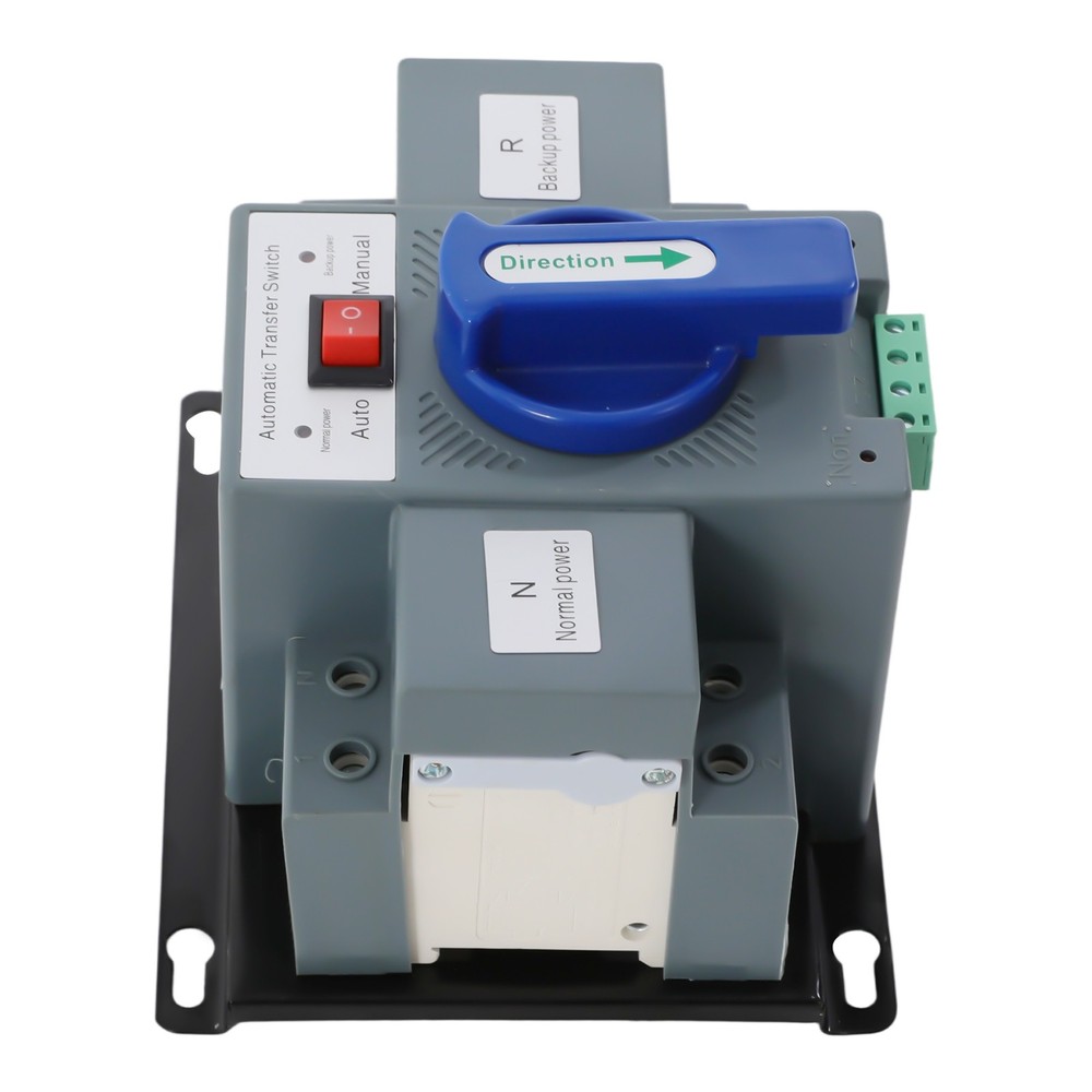 63A ATS Dual Power Automatic Transfer Switch for Generator Changeover Switch 2P