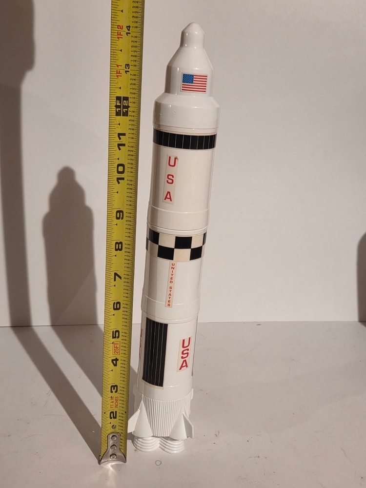 Vintage Hardees NASA Apollo 13 Rocket Pog Case