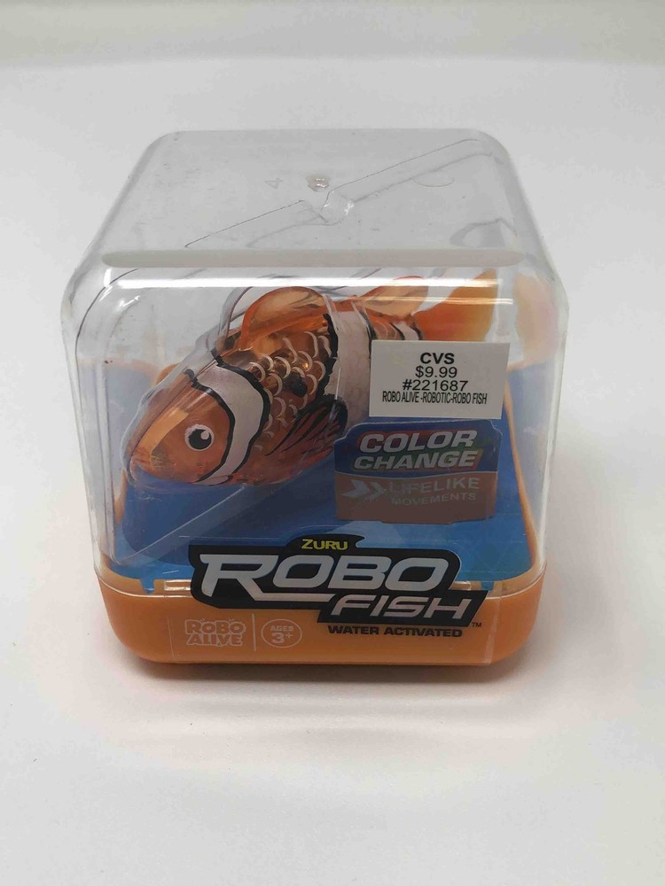 Zuru Robo Alive Robo Fish Orange