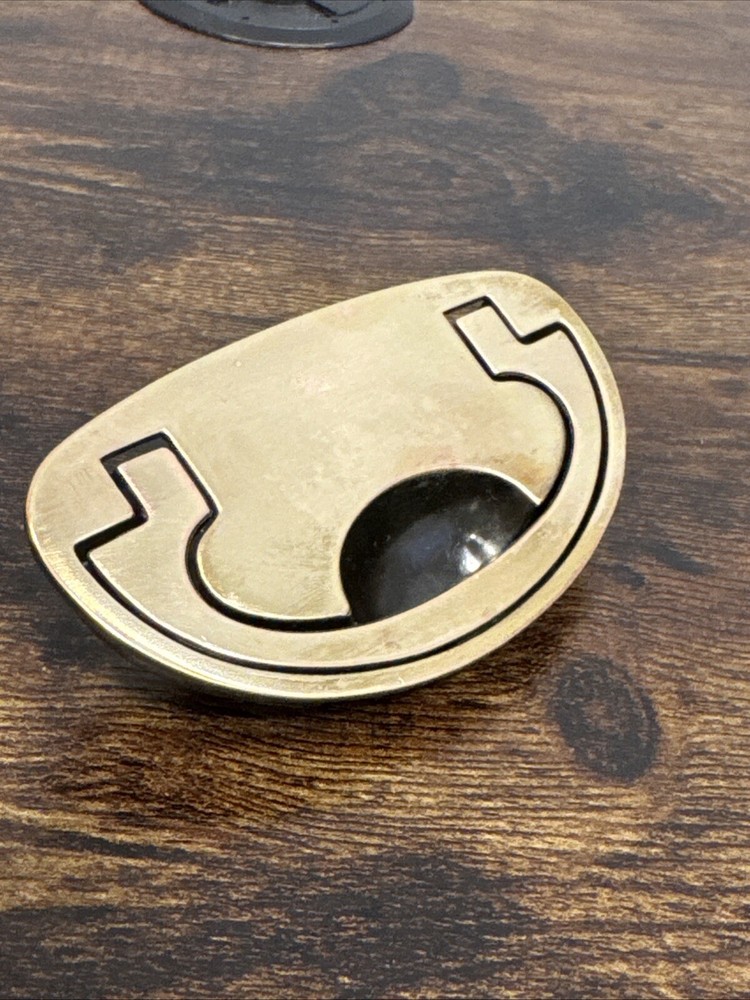 Drexel Passage Drawer Pulls 2 Handles Campaign Brass KBC N-16827 Replacement