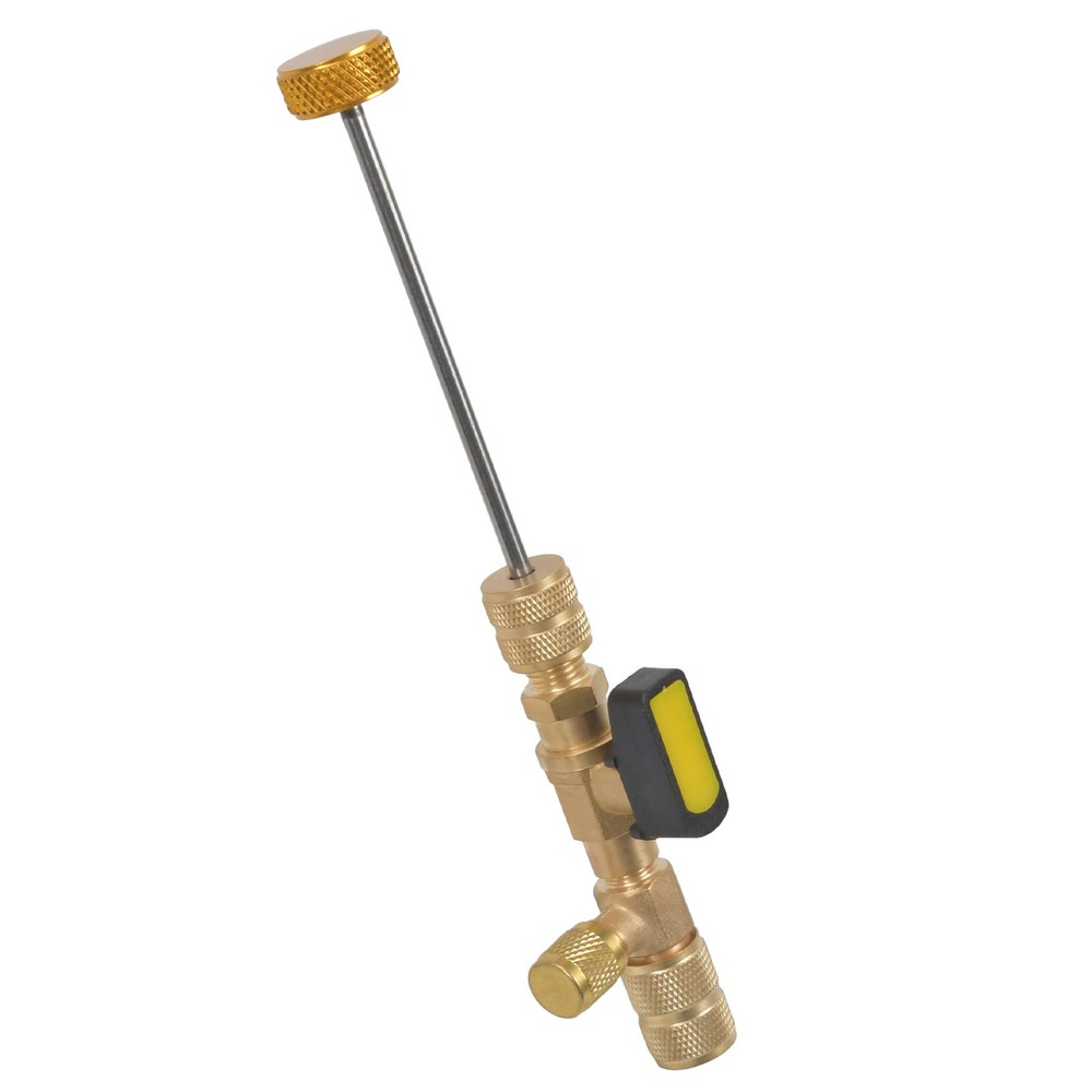 HVAC Wrench Tool AC Schrader Valve Core Remover Set 1/4''& 5/16'' Port Installer