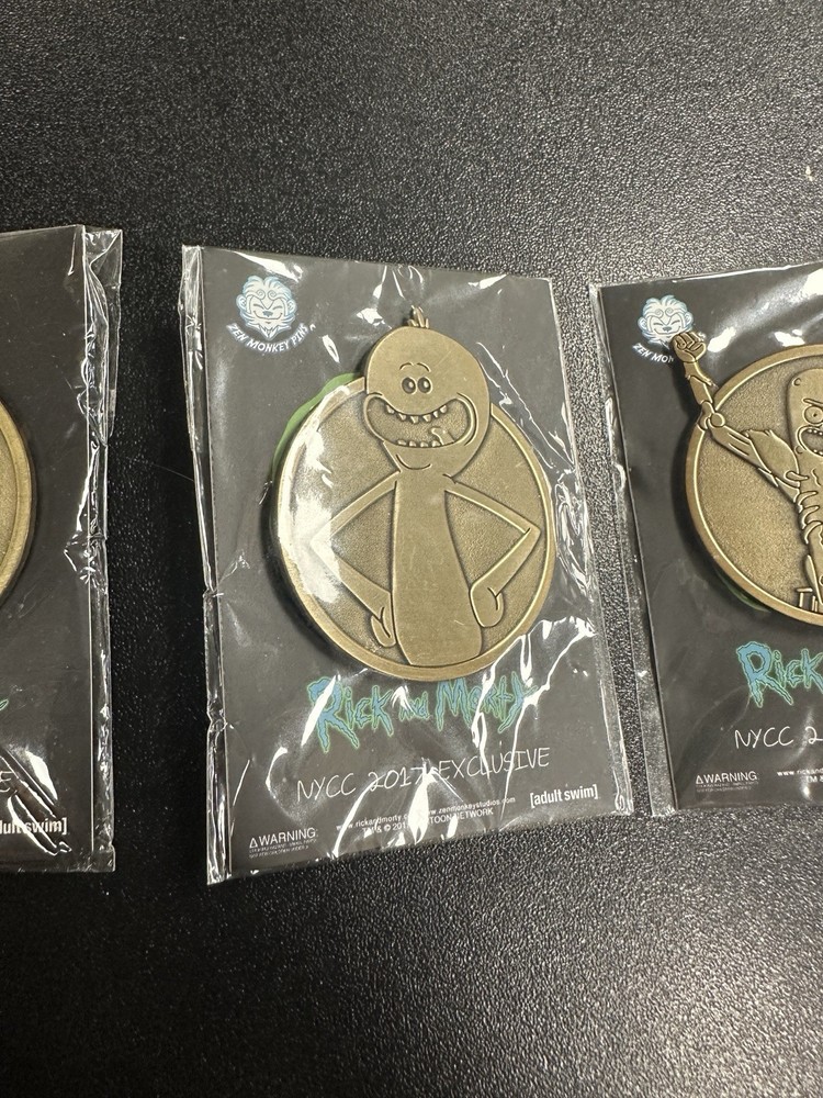Rick & Morty NYCC 2017 Exclusive Pin Set