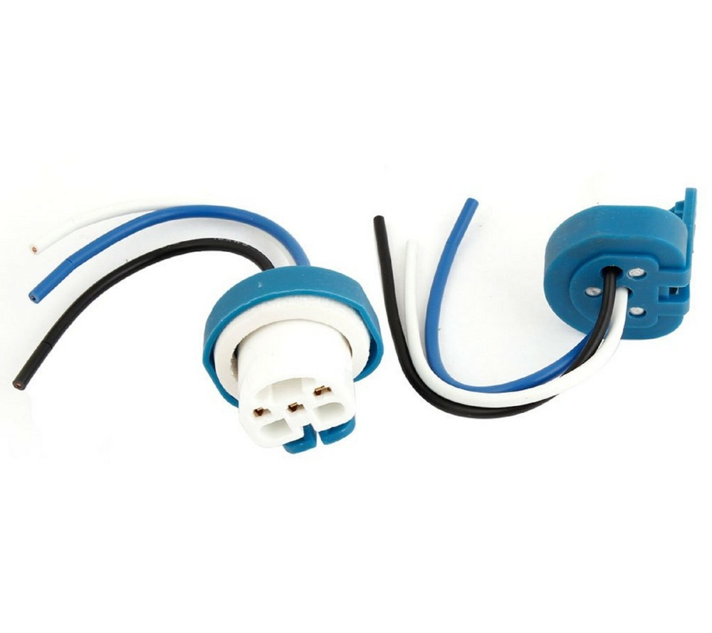 Wire Pigtail Female Ceramic 9007 HB5 Two Harness Headlight Bulb Replacement Plug