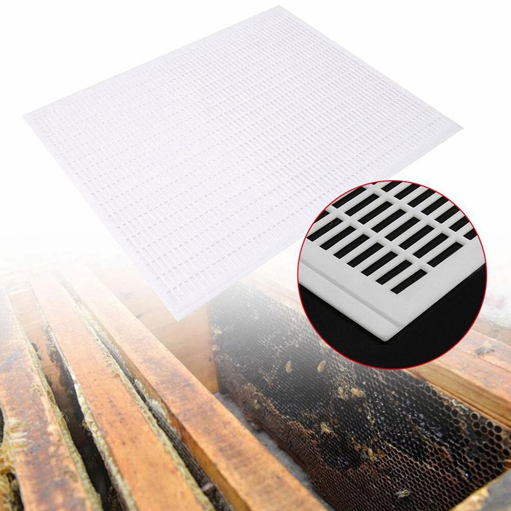 10Pack 10 Frame Plastic Queen Bee Excluder,Trapping Net Grid Beekeeping Tool Kit