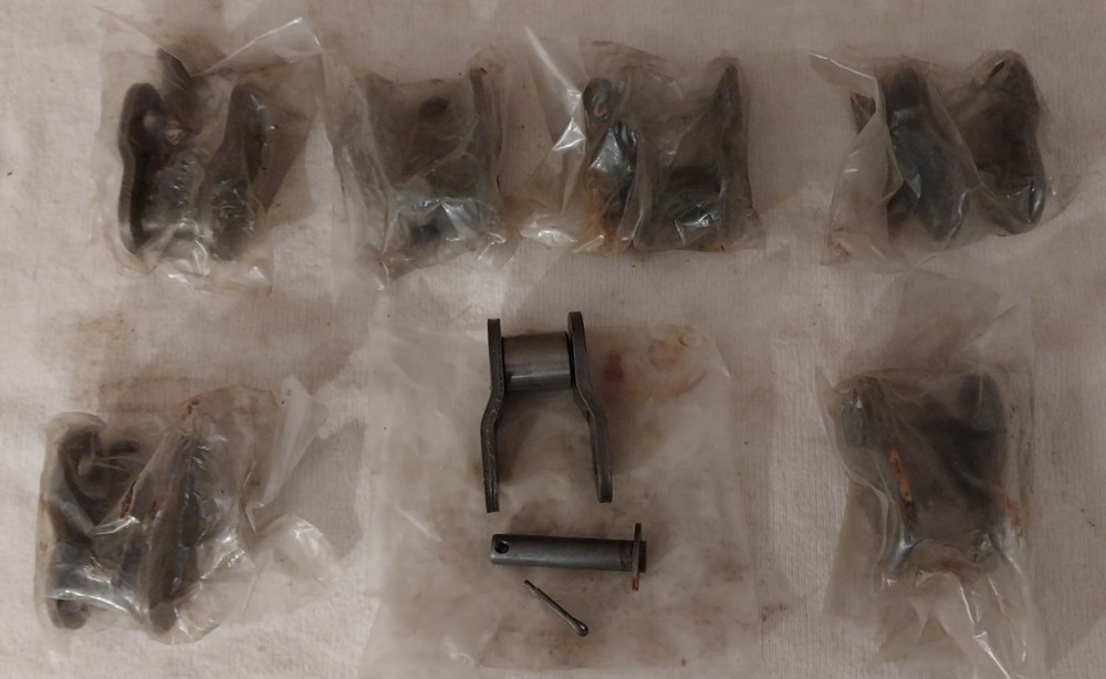 7 NEW Hitachi Roller Chain Offset Links 1-1/2" Pitch 1" Width, 120MAXOL