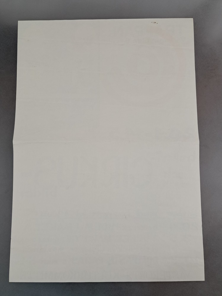 Magic Vintage Collectable Broadside Posters Various Languages
