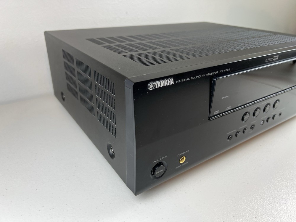 Yamaha RX-V665 AV Receiver with Manual & Remote Bundle TESTED WORKING