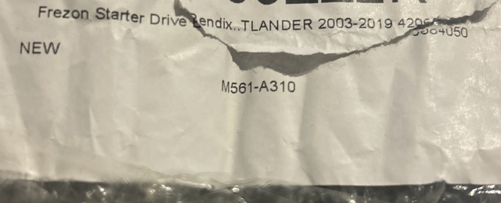 Frezon Starter Drive Gear Bendix 420684050