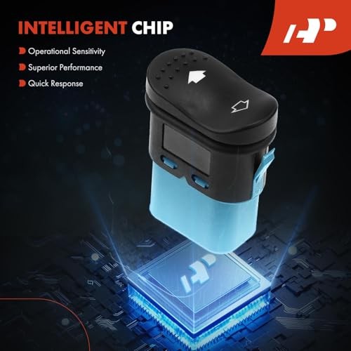 Power Window Switch Compatible with Ford Focus 2000-2007, GT 2005-2006, Front