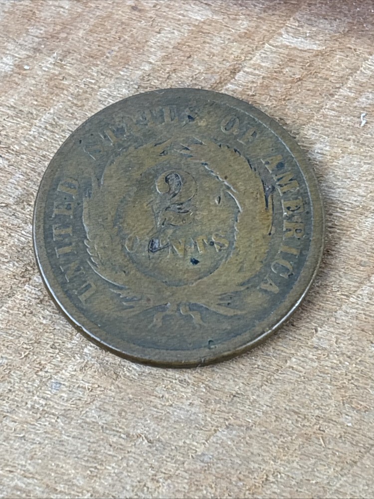 1865 Two Cent Piece