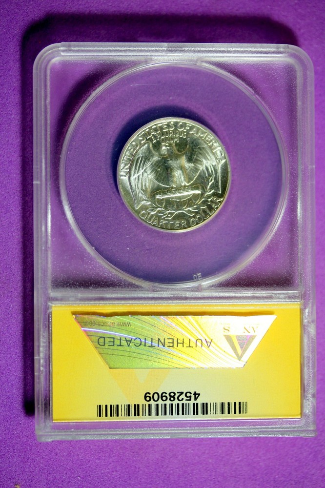 1964 ANACS MS65 Washington Quarter #B29692