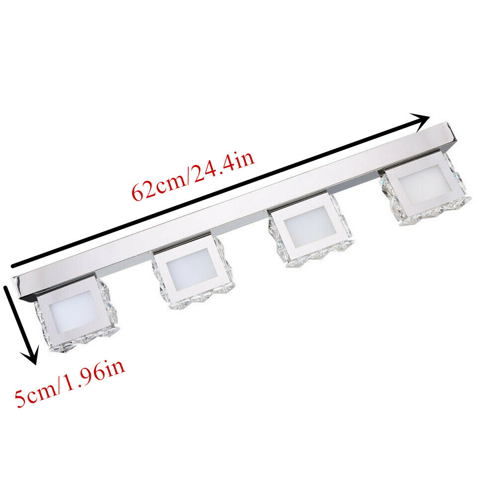 LED Light Crystal Glass Lamp Bathroom Light Vanity Wall Light Mirror Wall Lights
